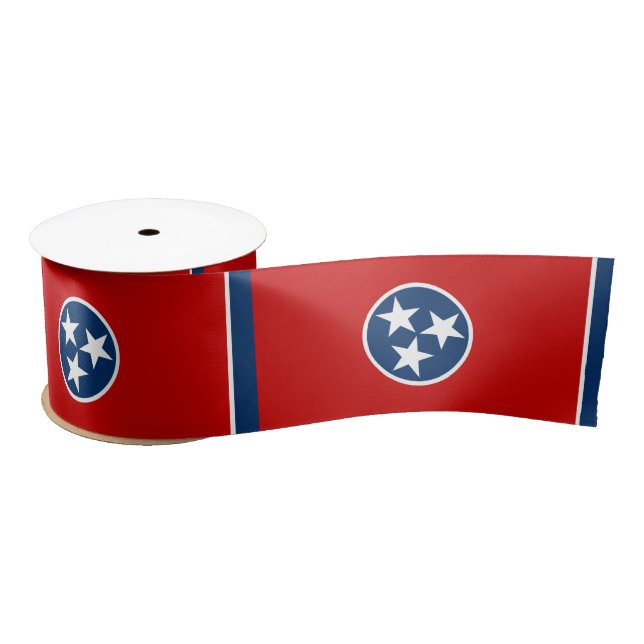 Staatsflagge in Tennessee Satinband (Spule)
