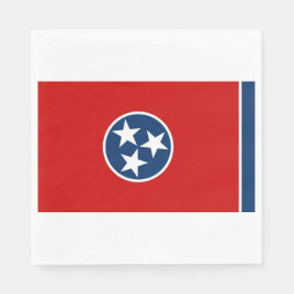 Staatsflagge in Tennessee Serviette
