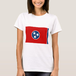 Staatsflagge in Tennessee T-Shirt