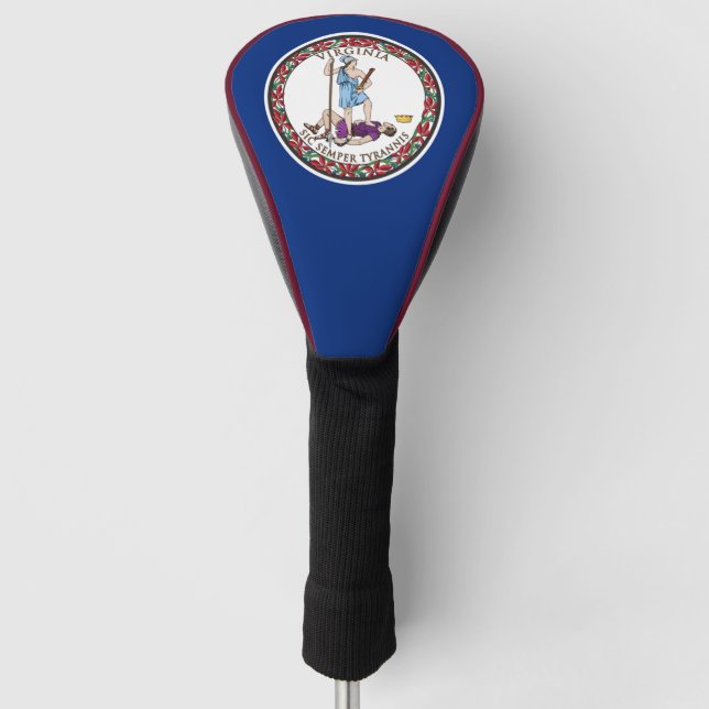 Staatsflagge in Virginia Golf Headcover (Vorderseite)