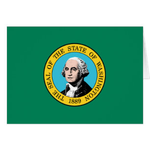 Staatsflagge in Washington