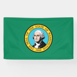 Staatsflagge in Washington Banner