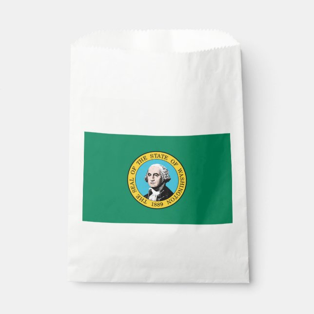 Staatsflagge in Washington Geschenktütchen (Vorderseite)
