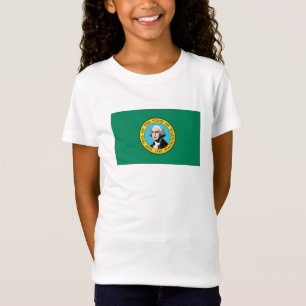 Staatsflagge in Washington T-Shirt