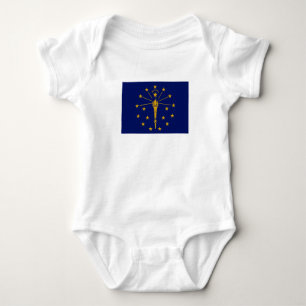 Staatsflagge Indiana Baby Strampler