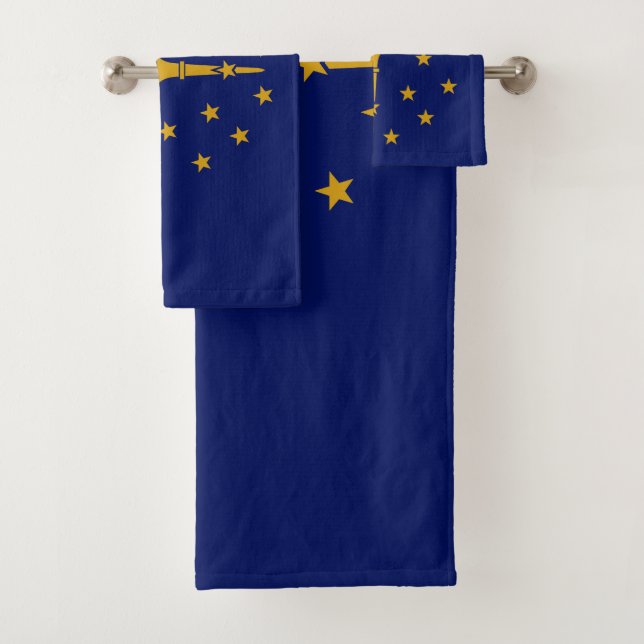 Staatsflagge Indiana Badhandtuch Set (Insitu)
