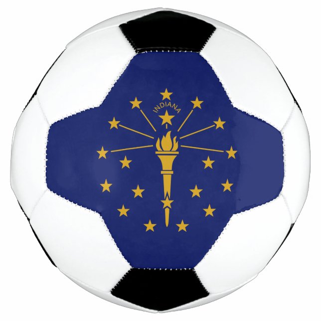 Staatsflagge Indiana Fußball (Vorderseite)