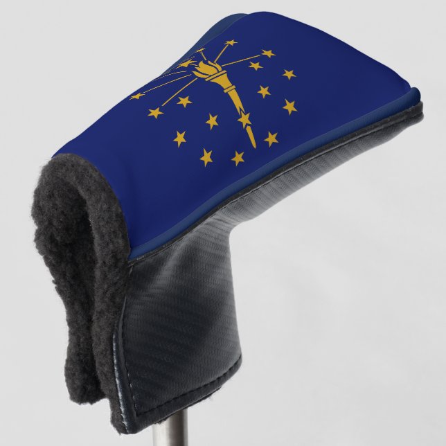 Staatsflagge Indiana Golf Headcover (3/4 Vorderseite)
