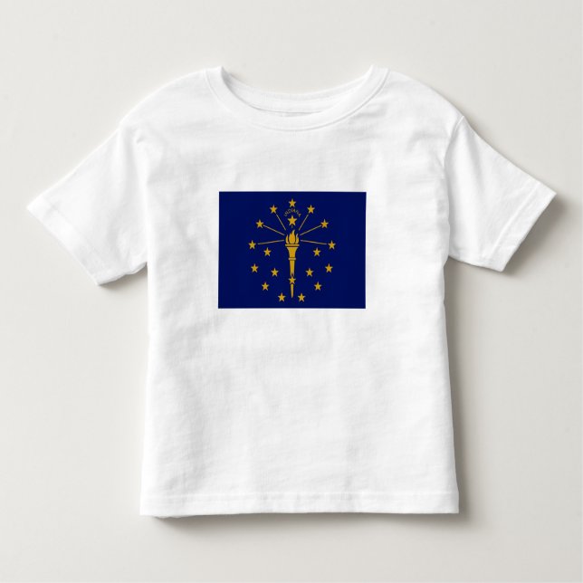 Staatsflagge Indiana Kleinkind T-shirt (Vorderseite)