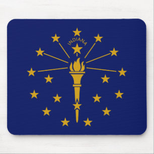Staatsflagge Indiana Mousepad
