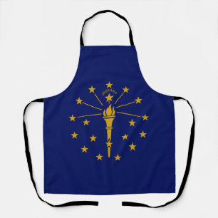 Staatsflagge Indiana Schürze