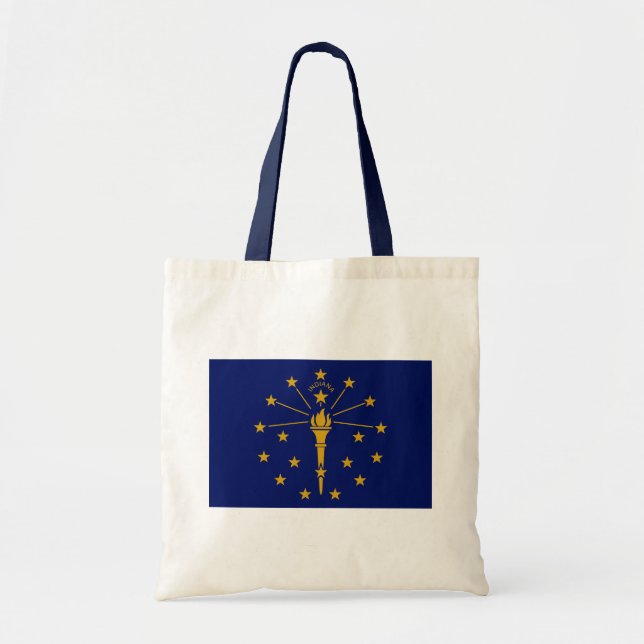 Staatsflagge Indiana Tragetasche (Vorne)