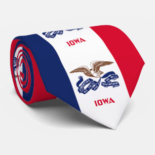 Staatsflagge Iowa Krawatte