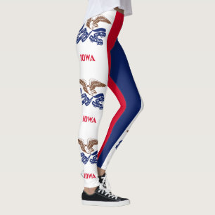 Staatsflagge Iowa Leggings