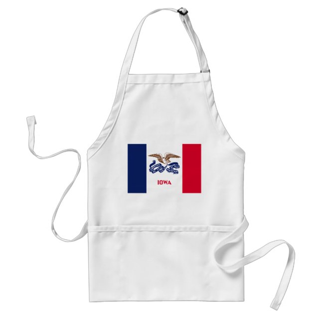 Staatsflagge Iowa Schürze (Vorne)