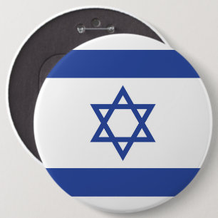 Staatsflagge Israels, Davidstern Judentum jüdisch Button