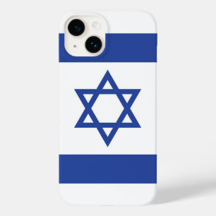 Staatsflagge Israels, Davidstern Judentum jüdisch Case-Mate iPhone 14 Hülle
