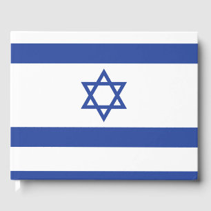 Staatsflagge Israels, Davidstern Judentum jüdisch Gästebuch