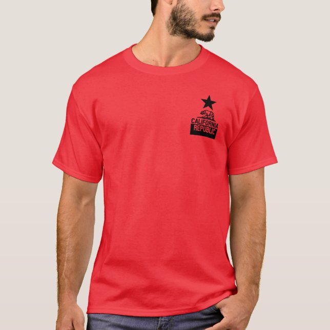 Staatsflagge KALIFORNIEN T-Shirt (Vorderseite)