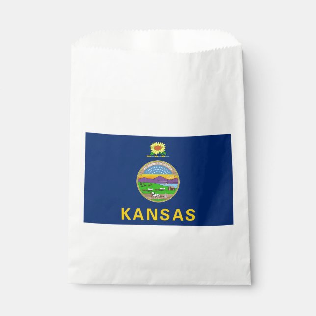Staatsflagge Kansas Geschenktütchen (Vorderseite)