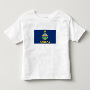 Staatsflagge Kansas Kleinkind T-shirt