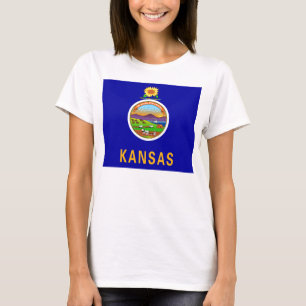 Staatsflagge Kansas T-Shirt