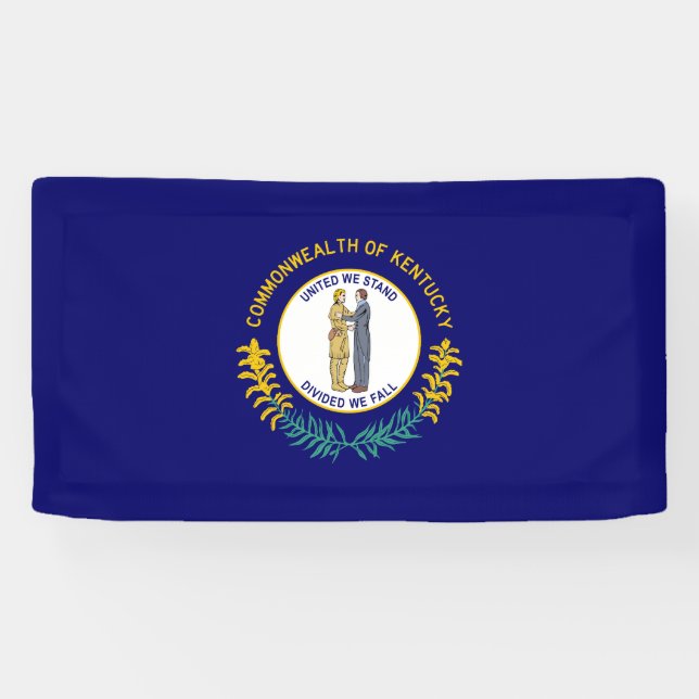 Staatsflagge Kentucky Banner (Horizontal)