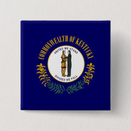 Staatsflagge Kentucky Button