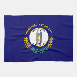 Staatsflagge Kentucky Geschirrtuch