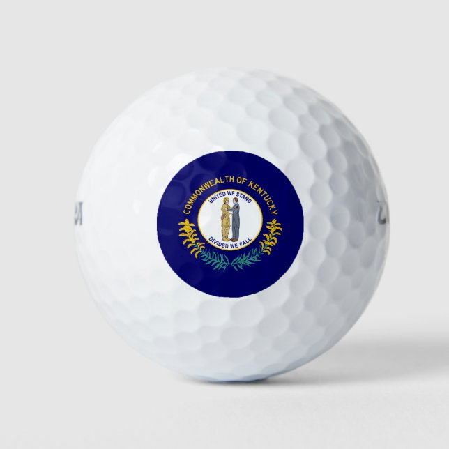 Staatsflagge Kentucky Golfball (Vorderseite)
