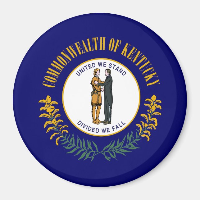 Staatsflagge Kentucky Magnet (Vorne)