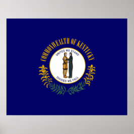 Staatsflagge Kentucky Poster