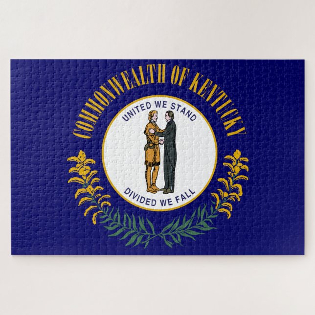 Staatsflagge Kentucky Puzzle (Horizontal)