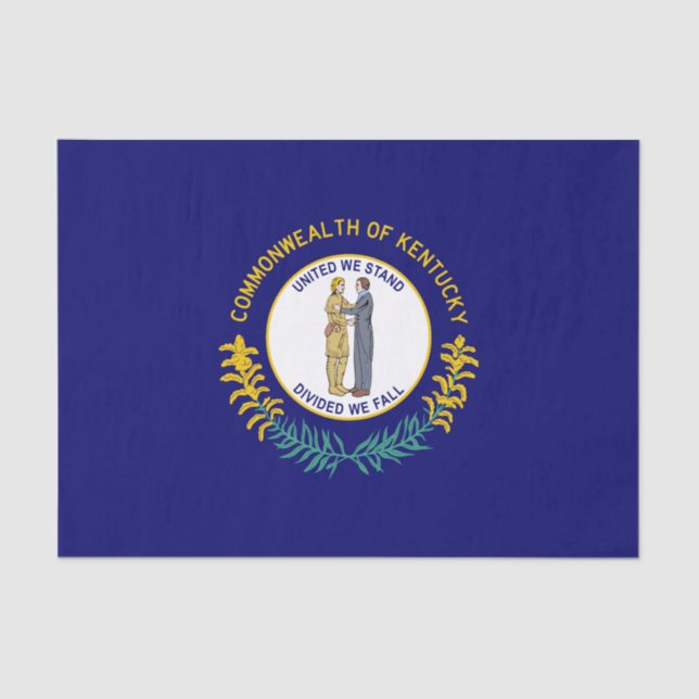Staatsflagge Kentucky Seidenpapier (Vorderseite)