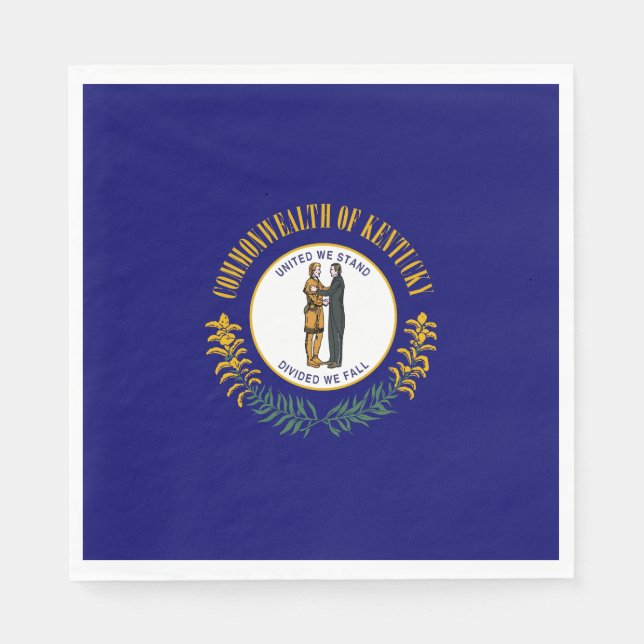 Staatsflagge Kentucky Serviette (Vorderseite)