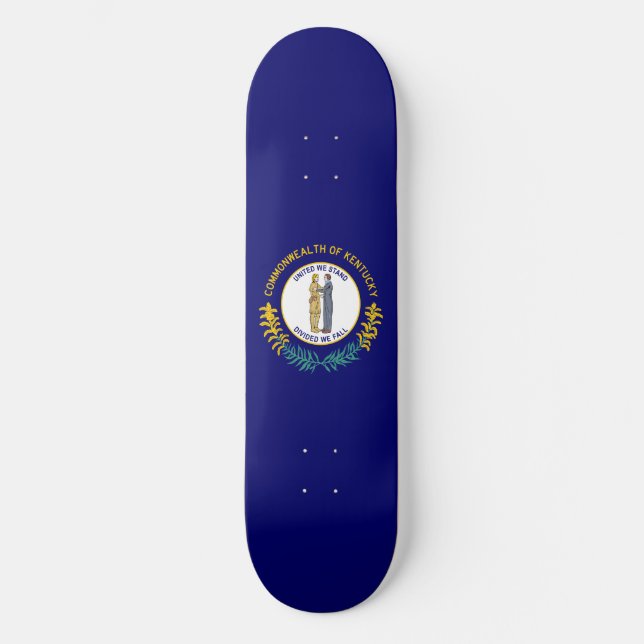 Staatsflagge Kentucky Skateboard (Vorderseite)