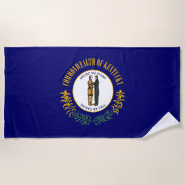 Staatsflagge Kentucky Strandtuch