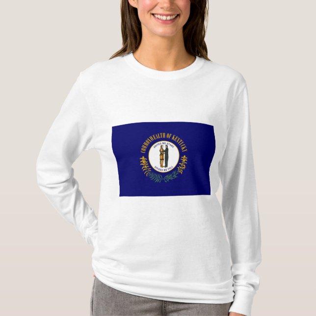 Staatsflagge Kentucky T-Shirt (Vorderseite)