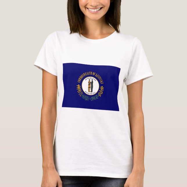 Staatsflagge Kentucky T-Shirt (Vorderseite)
