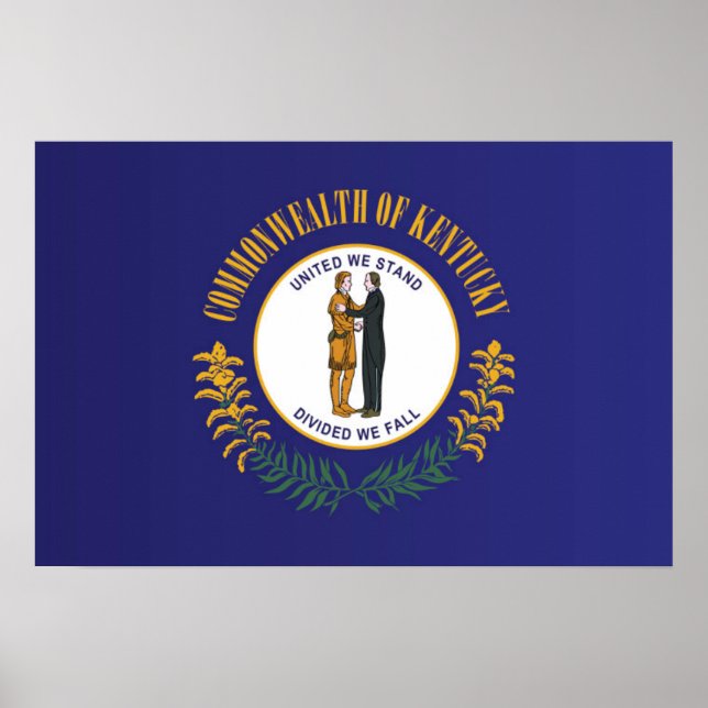 Staatsflagge Kentucky, USA Poster (Vorne)