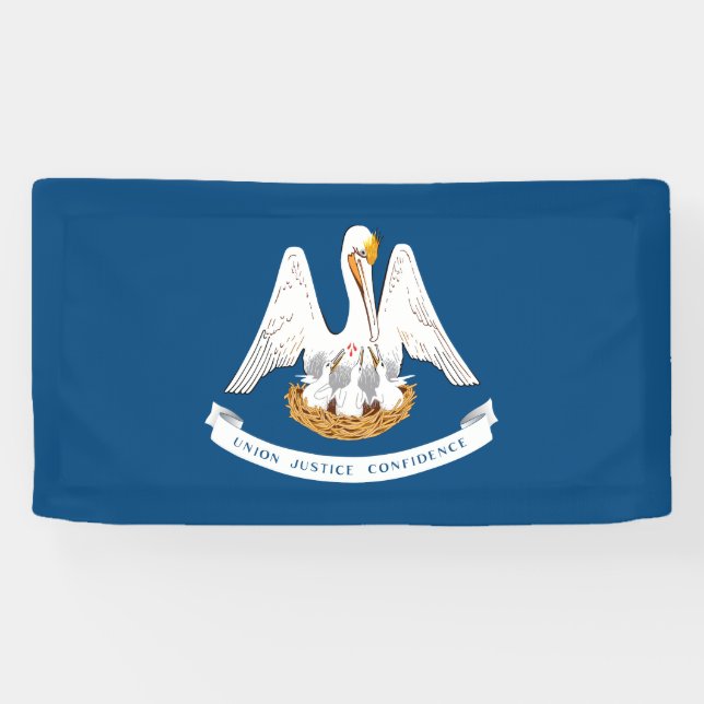 Staatsflagge Louisiana Banner (Horizontal)