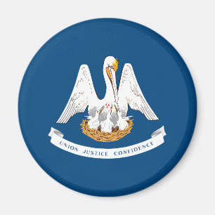 Staatsflagge Louisiana Magnet
