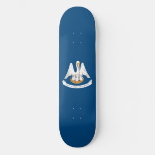Staatsflagge Louisiana Skateboard