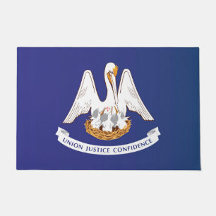 Staatsflagge Louisiana, USA Fußmatte