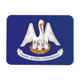 Staatsflagge Louisiana, USA Magnet