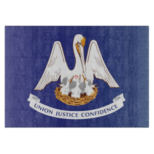 Staatsflagge Louisiana, USA Schneidebrett