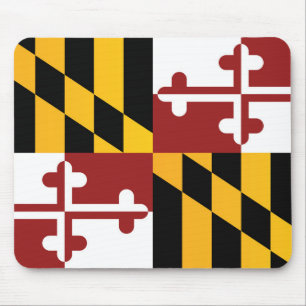 Staatsflagge Maryland, USA Mousepad