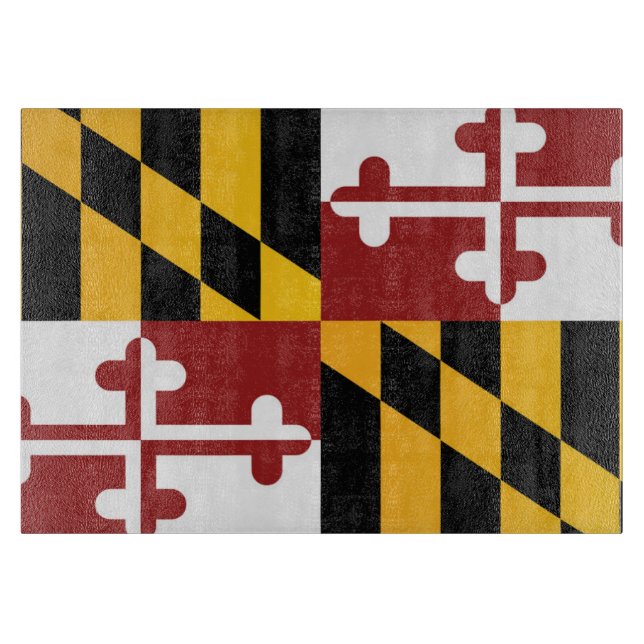 Staatsflagge Maryland, USA Schneidebrett (Vorderseite)