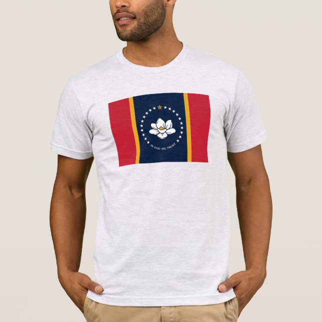 Staatsflagge Mississippi 2020 T-Shirt (Vorderseite)