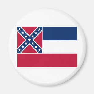 Staatsflagge Mississippi Magnet